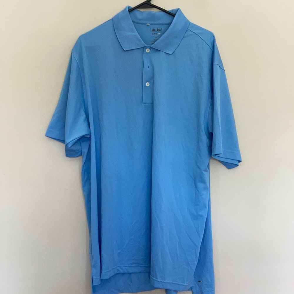 Blue XL Adidas Golf Shirt